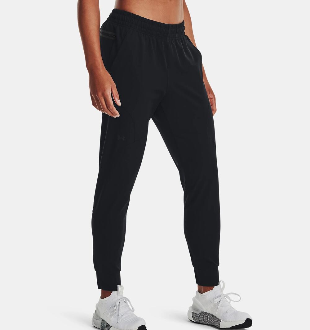 NWT Under Armour UA Unstoppable Women's Joggers in Black size Large